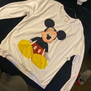 Brand New Mickey Mouse Long Sleeve Shirt